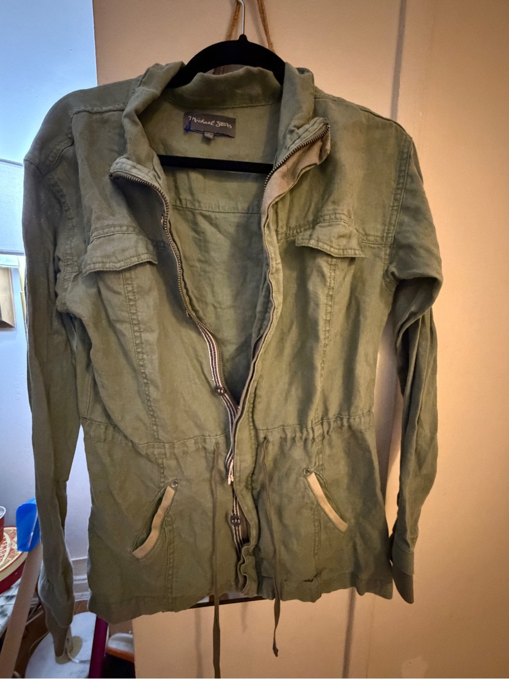 Michael Stars Women's Olive Green Utility Jacket
